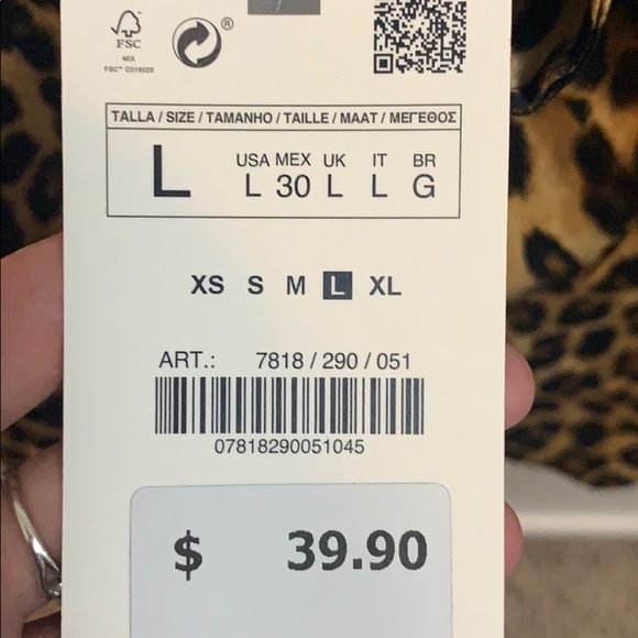 Zara Cheetah Skort - Picture 2 of 3